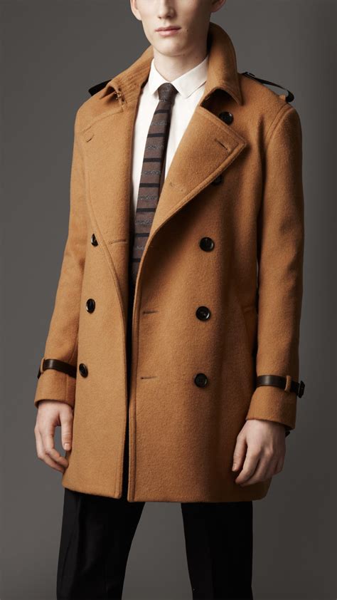 burberry herringbone wool cashmere trench coat|burberry cashmere trench coat men.